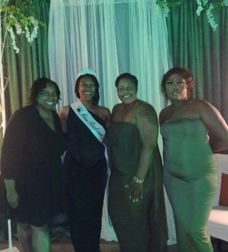 (runner ups/left to right) Tiffany Gray, Sahara Tate, Cory Harden